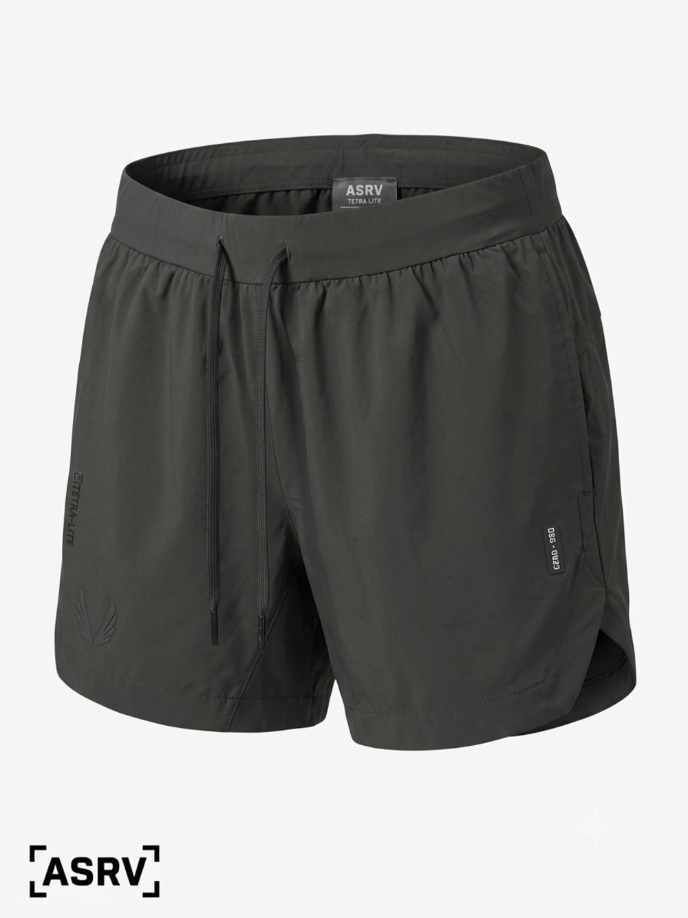 ASRV Tetra-Lite Shorts Black Womens Size Small Active Workout Running Athletic